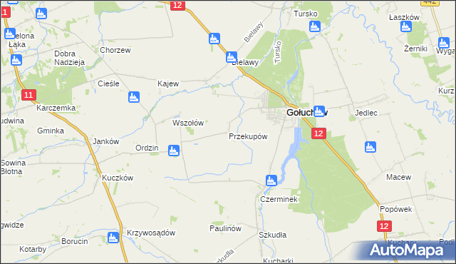 mapa Przekupów, Przekupów na mapie Targeo