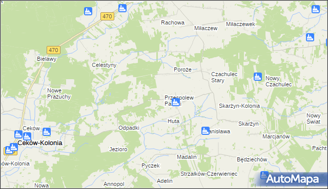 mapa Przespolew Pański, Przespolew Pański na mapie Targeo