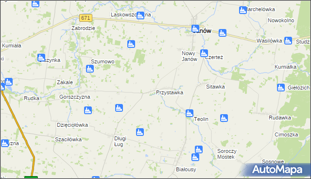 mapa Przystawka, Przystawka na mapie Targeo