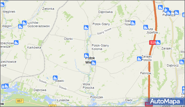 mapa Radwanówka, Radwanówka na mapie Targeo