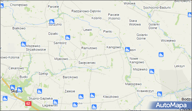 mapa Ramutówko, Ramutówko na mapie Targeo