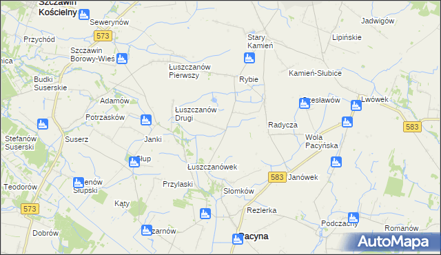 mapa Robertów, Robertów na mapie Targeo