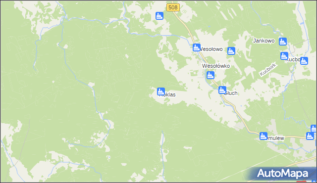 mapa Róklas, Róklas na mapie Targeo