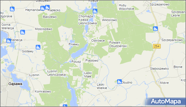 mapa Rozalinowo, Rozalinowo na mapie Targeo