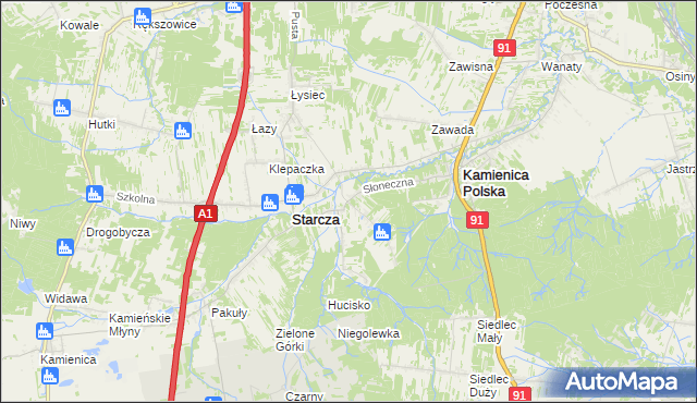 mapa Rudnik Wielki, Rudnik Wielki na mapie Targeo