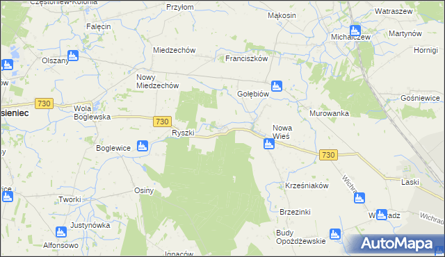 mapa Rytomoczydła, Rytomoczydła na mapie Targeo