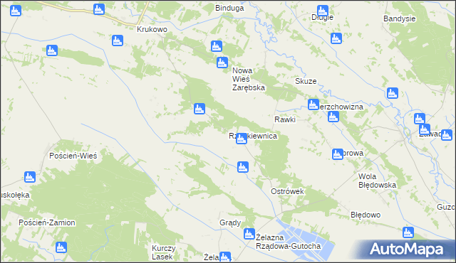 mapa Rzodkiewnica, Rzodkiewnica na mapie Targeo