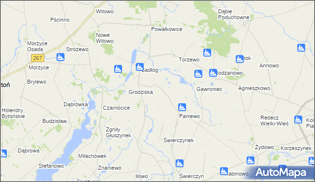 mapa Sadłóżek, Sadłóżek na mapie Targeo