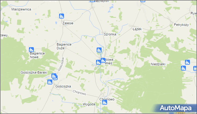 mapa Sarnowo gmina Kuczbork-Osada, Sarnowo gmina Kuczbork-Osada na mapie Targeo