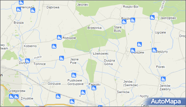 mapa Sędziszew, Sędziszew na mapie Targeo