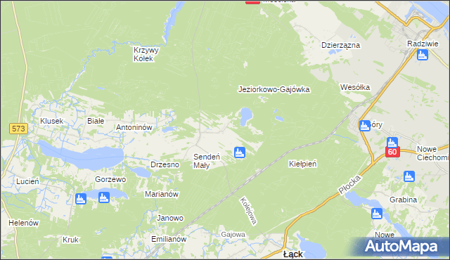 mapa Sendeń Duży, Sendeń Duży na mapie Targeo