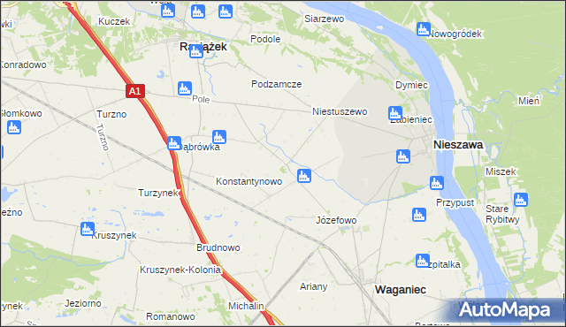 mapa Sierzchowo, Sierzchowo na mapie Targeo