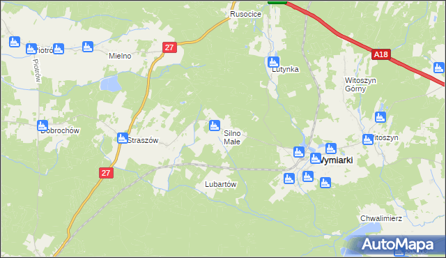 mapa Silno Małe, Silno Małe na mapie Targeo