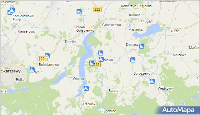 mapa Siwiałka, Siwiałka na mapie Targeo