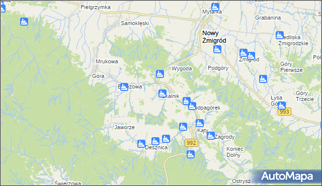 mapa Skalnik, Skalnik na mapie Targeo