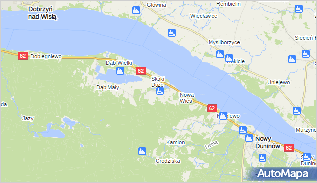 mapa Skoki Małe, Skoki Małe na mapie Targeo