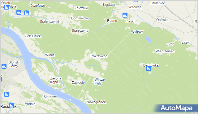 mapa Skwirynowo, Skwirynowo na mapie Targeo