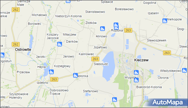 mapa Słaboludz-Kolonia, Słaboludz-Kolonia na mapie Targeo