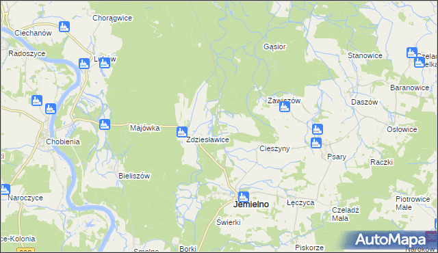 mapa Śleszów, Śleszów na mapie Targeo