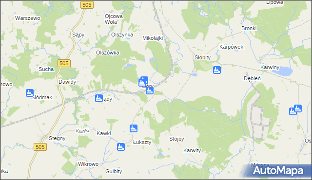 mapa Słobity-Stacja, Słobity-Stacja na mapie Targeo