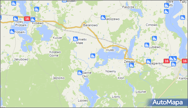 mapa Śmietki, Śmietki na mapie Targeo