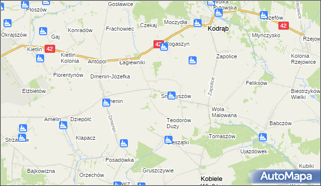 mapa Smotryszów, Smotryszów na mapie Targeo