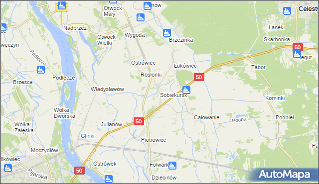 mapa Sobiekursk, Sobiekursk na mapie Targeo