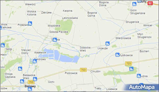 mapa Sobocka Wieś, Sobocka Wieś na mapie Targeo