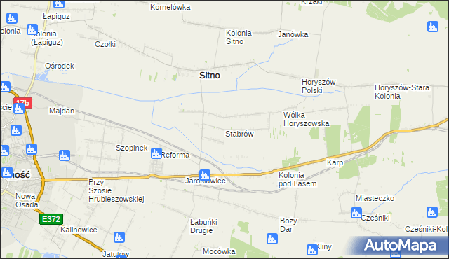 mapa Stabrów, Stabrów na mapie Targeo