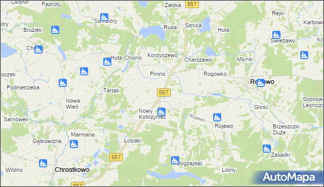 mapa Stary Kobrzyniec, Stary Kobrzyniec na mapie Targeo