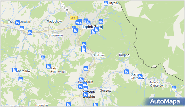 mapa Stójków, Stójków na mapie Targeo