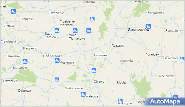 mapa Sulmówek, Sulmówek na mapie Targeo