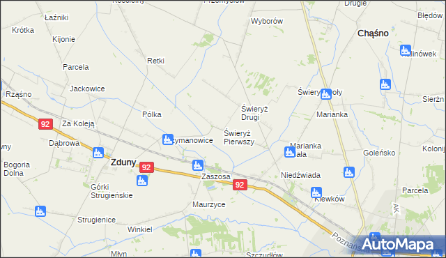 mapa Świeryż Pierwszy, Świeryż Pierwszy na mapie Targeo