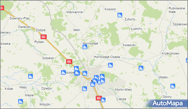 mapa Świerzbienie, Świerzbienie na mapie Targeo