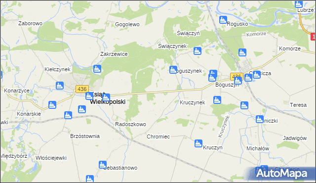 mapa Świętomierz, Świętomierz na mapie Targeo