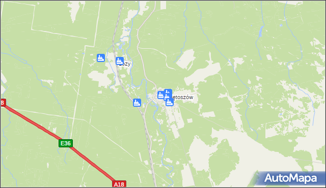 mapa Świętoszów, Świętoszów na mapie Targeo