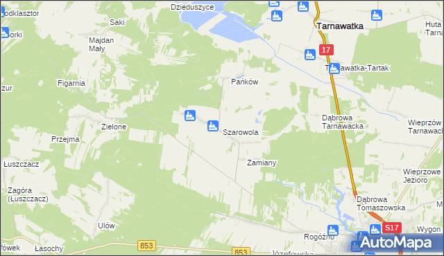 mapa Szarowola, Szarowola na mapie Targeo