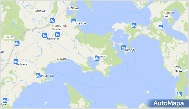 mapa Sztynort, Sztynort na mapie Targeo