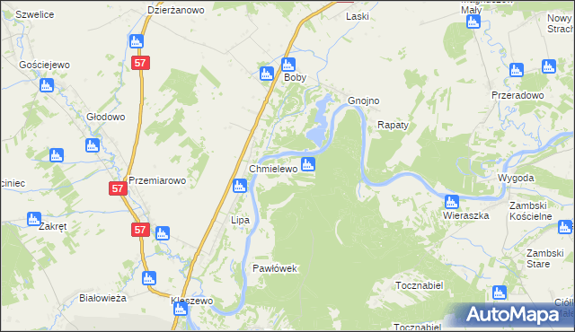 mapa Szygówek, Szygówek na mapie Targeo