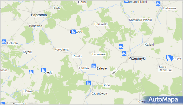 mapa Tarkówek, Tarkówek na mapie Targeo