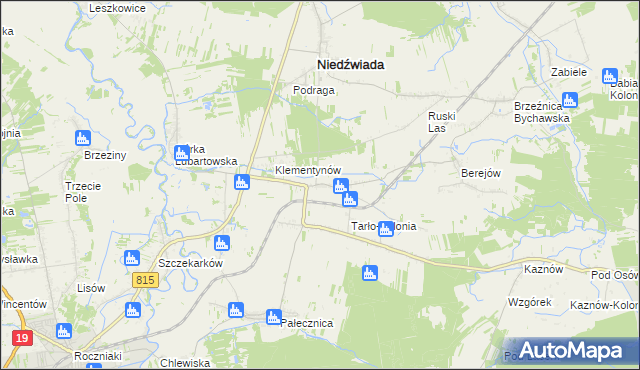 mapa Tarło, Tarło na mapie Targeo