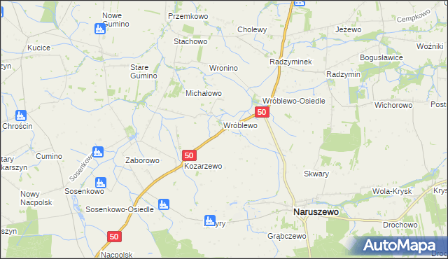 mapa Troski, Troski na mapie Targeo