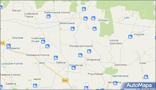 mapa Turkołówka, Turkołówka na mapie Targeo