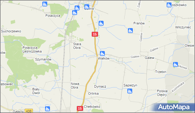 mapa Wałków, Wałków na mapie Targeo