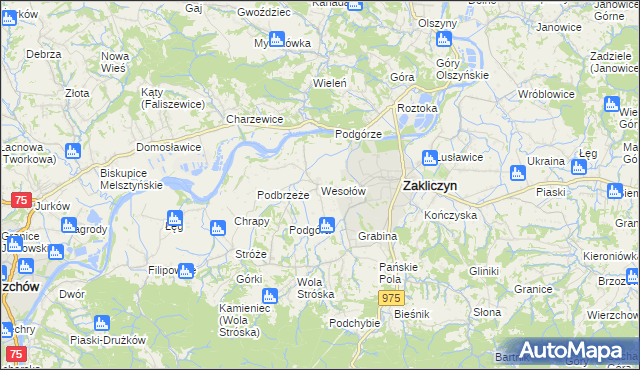 mapa Wesołów, Wesołów na mapie Targeo