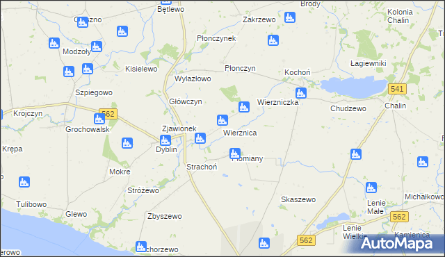 mapa Wierznica, Wierznica na mapie Targeo