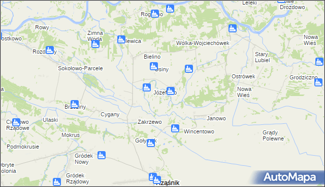 mapa Wola Polewna, Wola Polewna na mapie Targeo