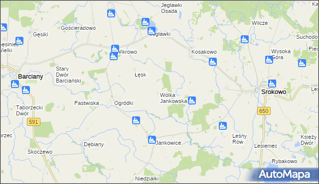 mapa Wólka Jankowska, Wólka Jankowska na mapie Targeo