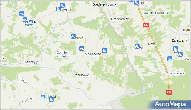 mapa Wólka Wygonowska, Wólka Wygonowska na mapie Targeo