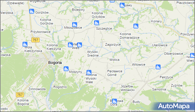 mapa Wysoki Małe, Wysoki Małe na mapie Targeo